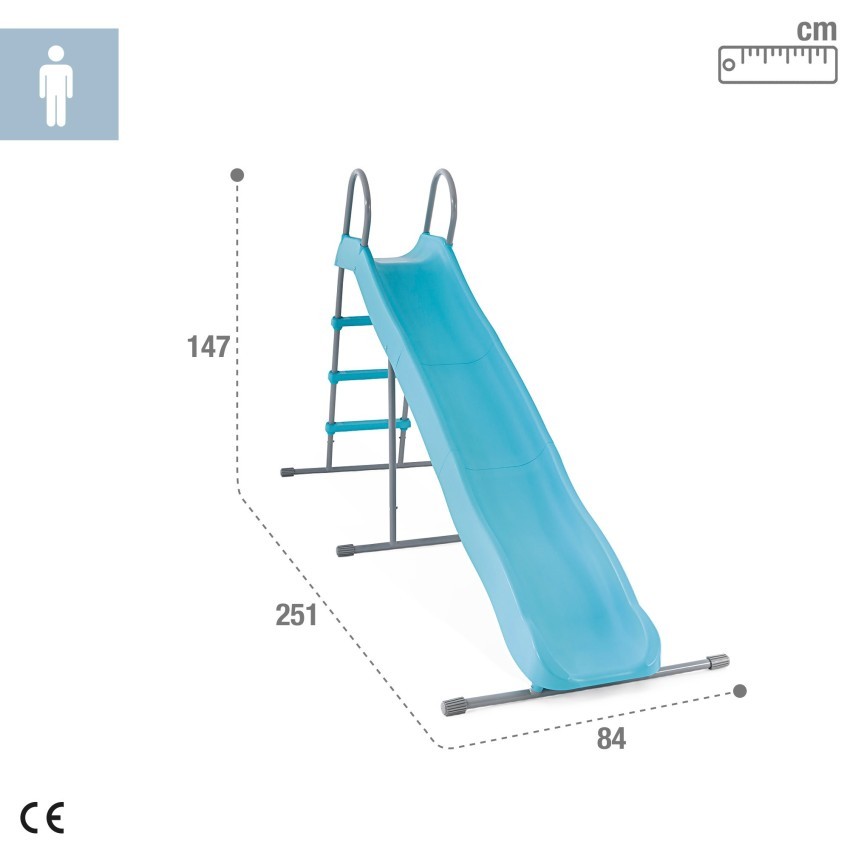 intex-childrens-garden-slide-steel-and-plastic-8-feet---44107