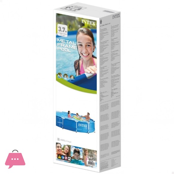 Intex Deep Metal Frame Pool - 10ft x 30in - 28202