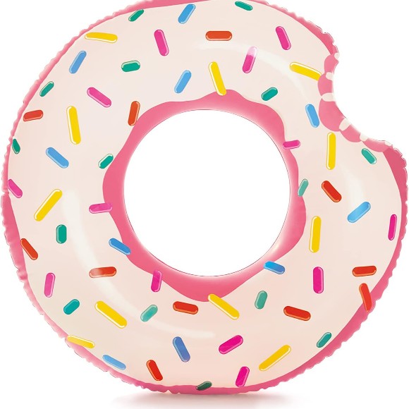 Intex Donut Inflatable Tube Swimming Ring 42 Inch - 56265