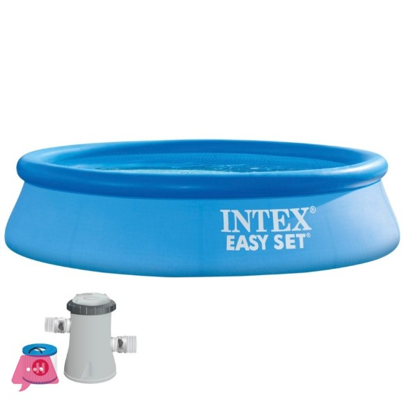 Intex Easy Set Pool with Filter Pump 10 x 2 Feet - 28118