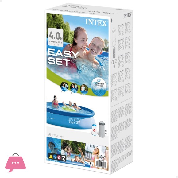 Intex Easy Set Swimming Pool with Filter 13Ft x 33Inch- 28142