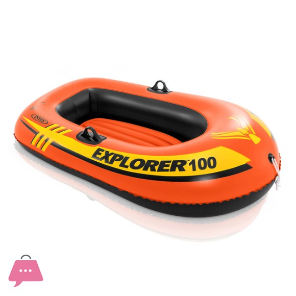 Intex Explorer 100 Inflatable Boat - 1 Person Boat Only - 58329