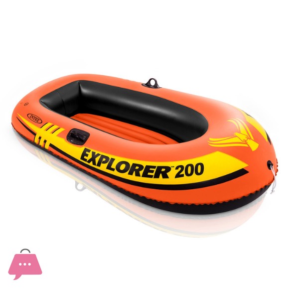 Intex Explorer 200 Inflatable Boat - 2 Person Boat Only - 58330