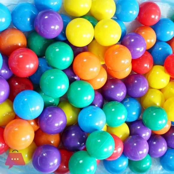 Intex Fun Balls 100 Multi Colored Plastic Balls 8CM - 49600