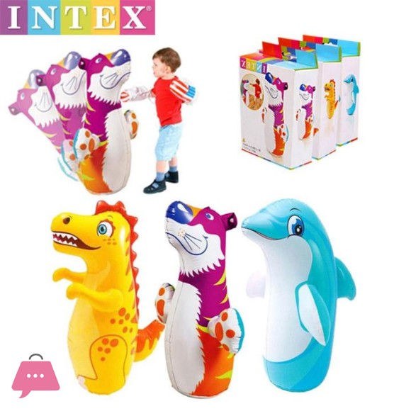 Intex Inflatable Air Up 3D Bop Bag 38 inch x 17.5 inch - Age 2+ - 44669