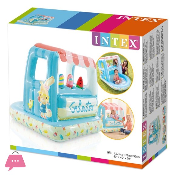 Intex Inflatable Ice Cream Maker with 3 Ice Creams - 48672