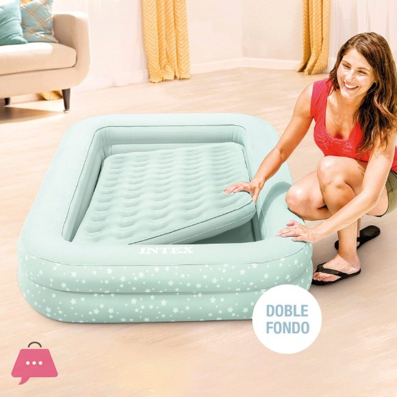 Intex Kids Travel Bed Set Air mATTRESS Bed With Hand Pump - 66810