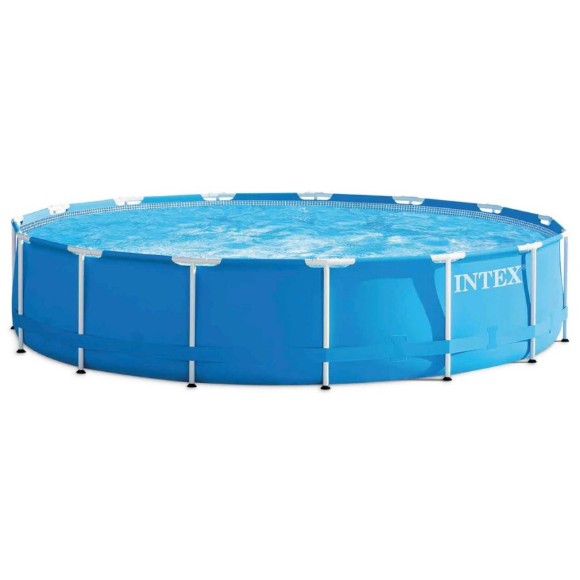 INTEX Metal Frame Pool Complete Set 15Ft x 33 Inch - 28228