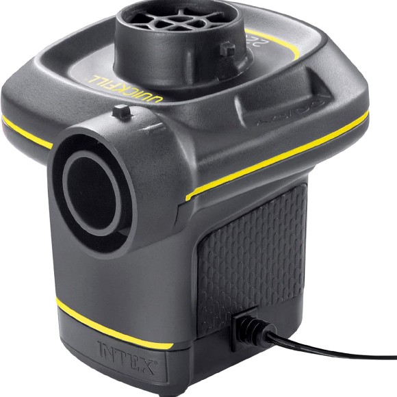 Intex Quick Fill Electric Pump 220V Plug & 12V Cigarette Lighter Adapter - 66634