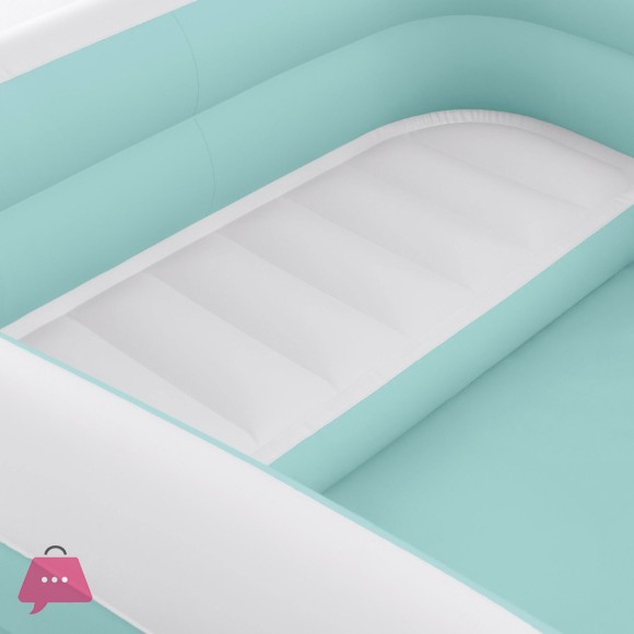 INTEX Rectangular Inflatable Childrens Swimming Pool 8.5 x 5.5 x 1.8 Feet - 58497
