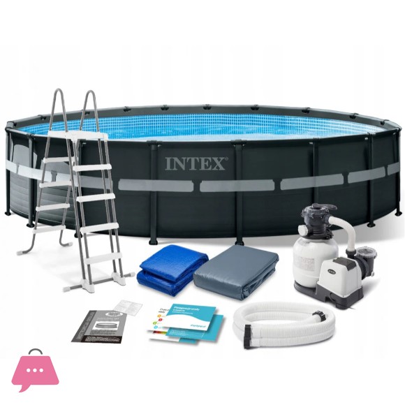INTEX Round Ultra XTR Frame Pool Set -18Ft x 52Inch - 26330