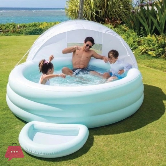 INTEX Round Inflatable Childrens Swimming Pool 9 Feet - 57195