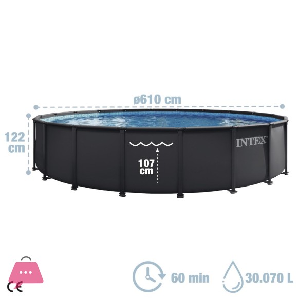 INTEX Round Ultra XTR Frame Pool Set - 20Ft x 48Inch - 26334