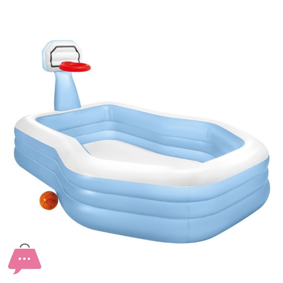 Intex Shootin Hoops Swim Center Family Pool Multicolor - 57183