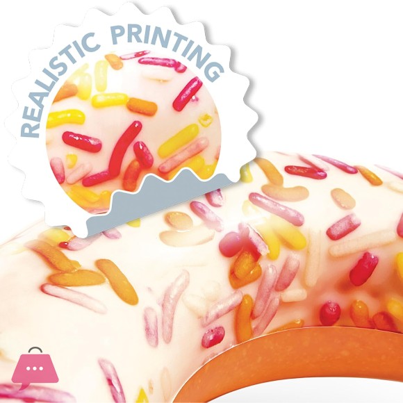 Intex Sprinkle Donut Heart Tube Ideal for Pool & Beach - 56253