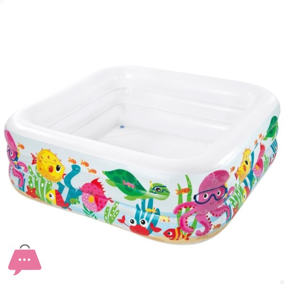 Intex Swim Center Clearview Aquarium Inflatable Pool 5.2 x 1.6 Feet - 57471