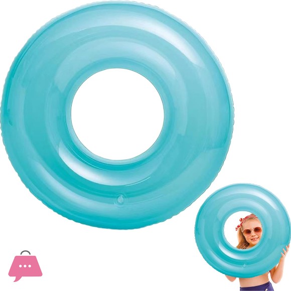 Intex Transparent Tube Swim Ring 30 Inch - 59260
