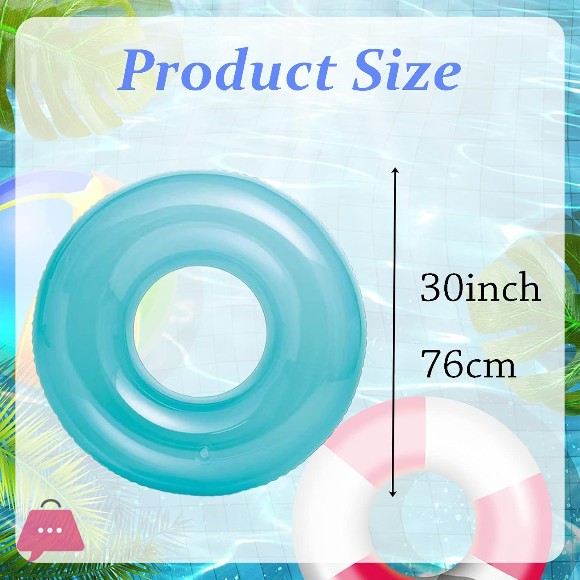 Intex Transparent Tube Swim Ring 30 Inch - 59260