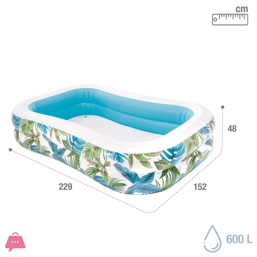intex-tropical-inflatable-pool-with-leaf-print-and-drain-plug---57177