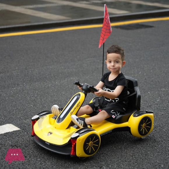 Kart Drift Cars with Lights Music Childrens Remote Control Electric Toy Cars