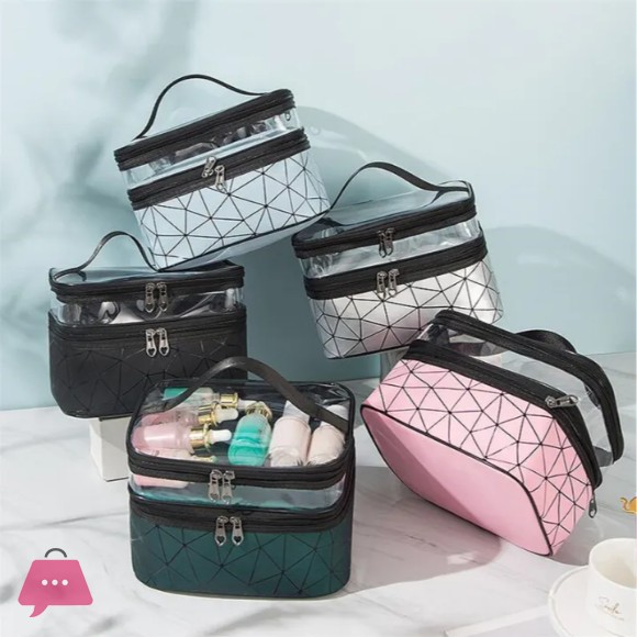Makeup Bag Transparent Anti-deformed Toiletries Organizer