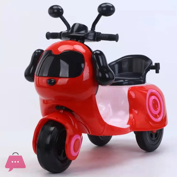Mini Childrens Electric Toy Car with Push Handle Remote Control Motorcycle