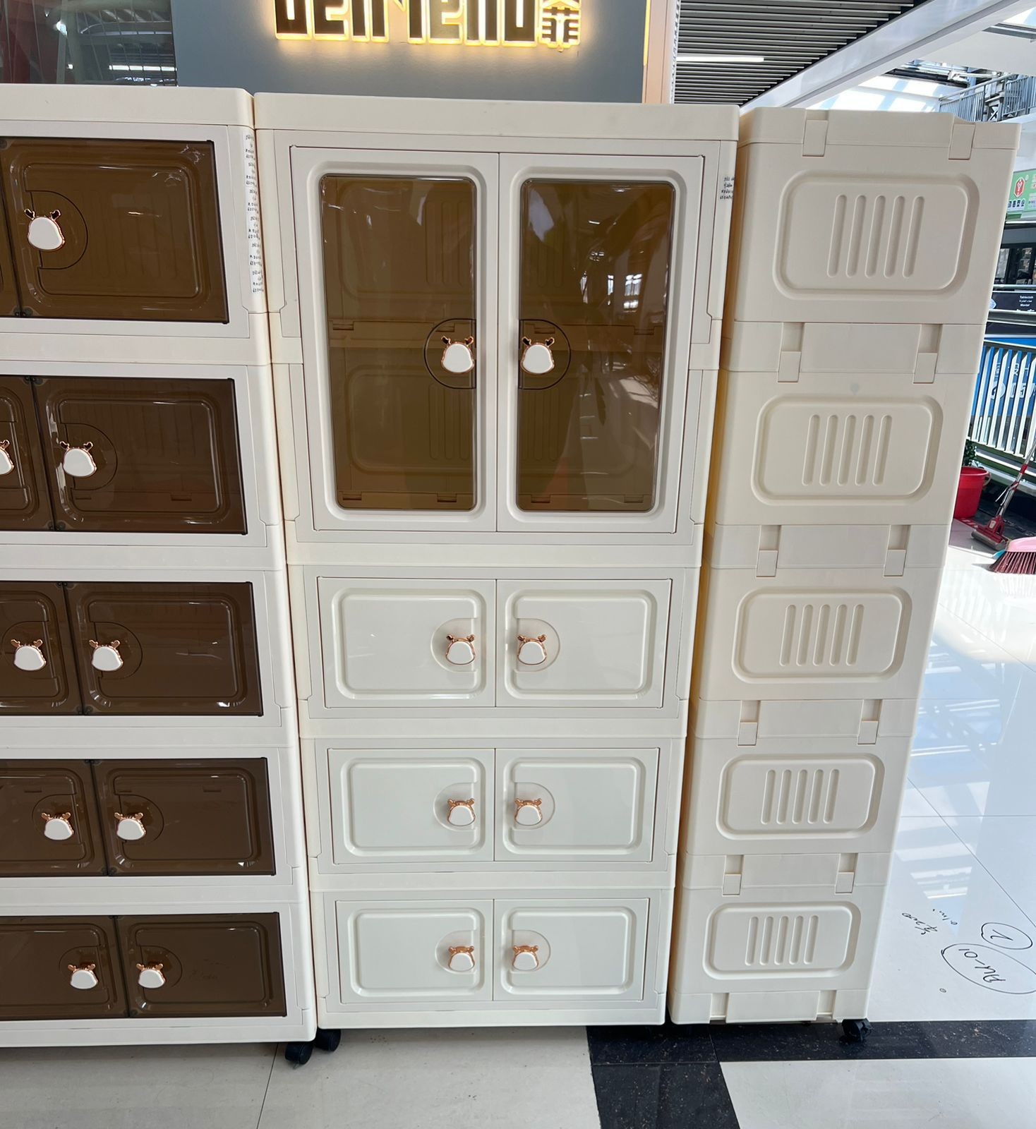 multipurpose-cupboard-luxury-kids-multi-layer-storage-cabinet-with-display-doors-&-drawers