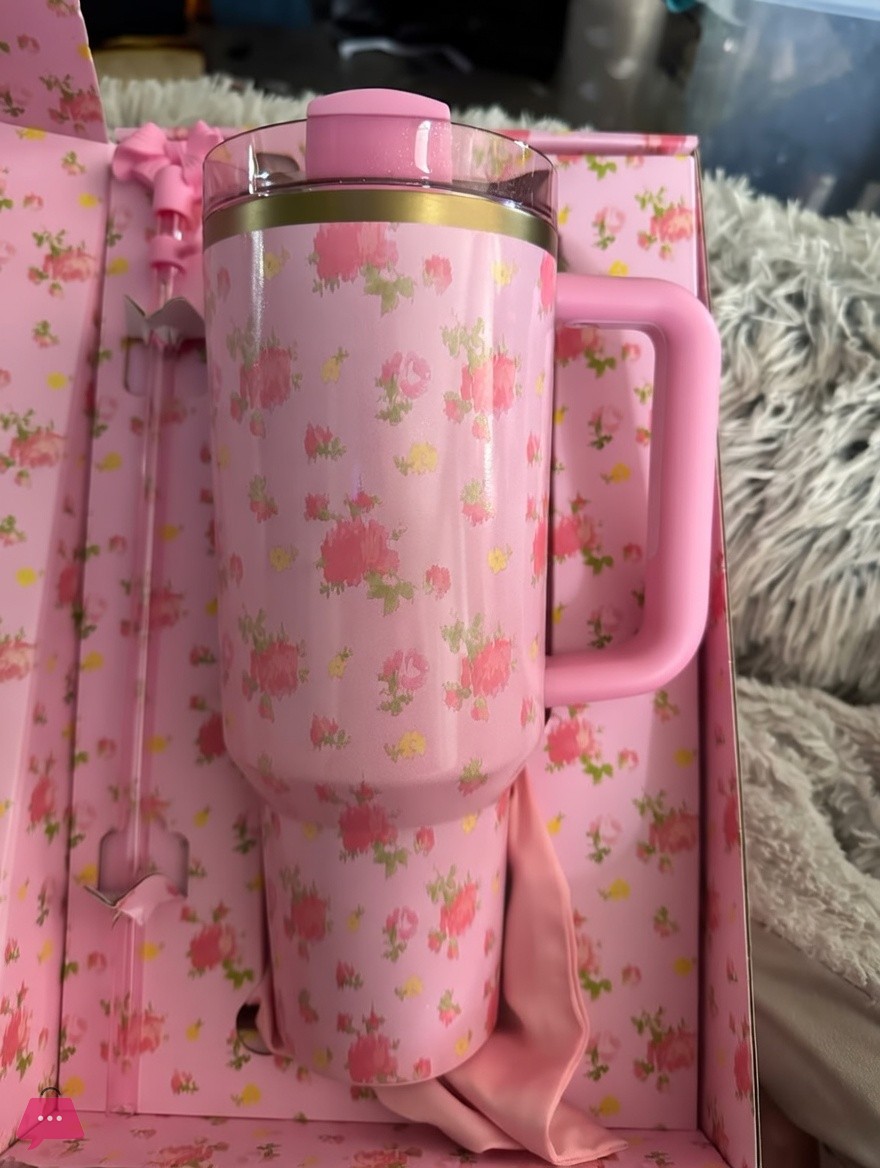 x-loveshackfancy-ibiza-sunset-collection-30oz-quencher-tumbler-new