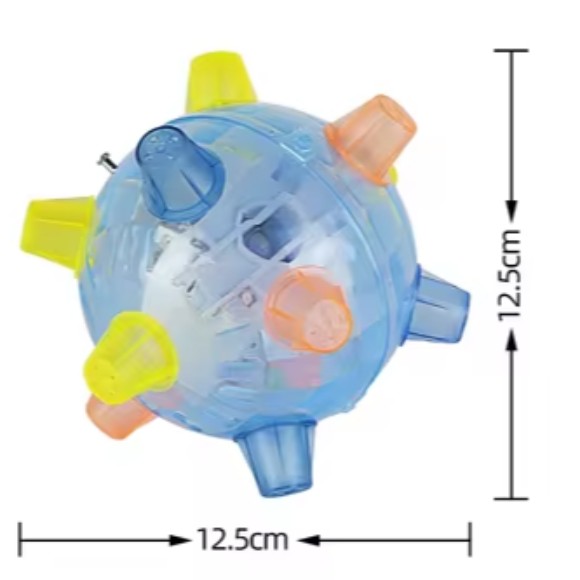 1 Pcs LED Jumping Activation Ball Flashing Bouncing Vibrating Ball