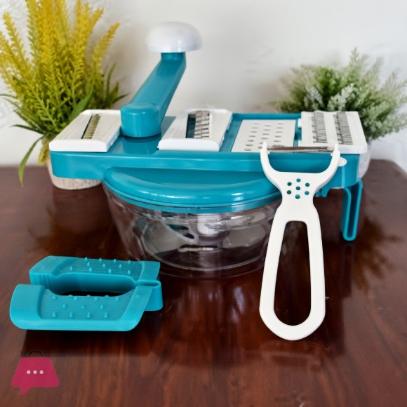 7 in 1 Manual Food Processor Grater Cutting Machine
