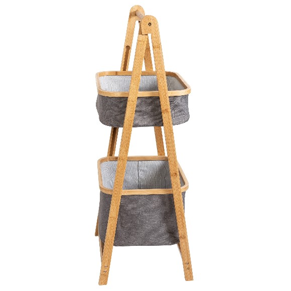 2-3 Tier Bamboo Storage Basket