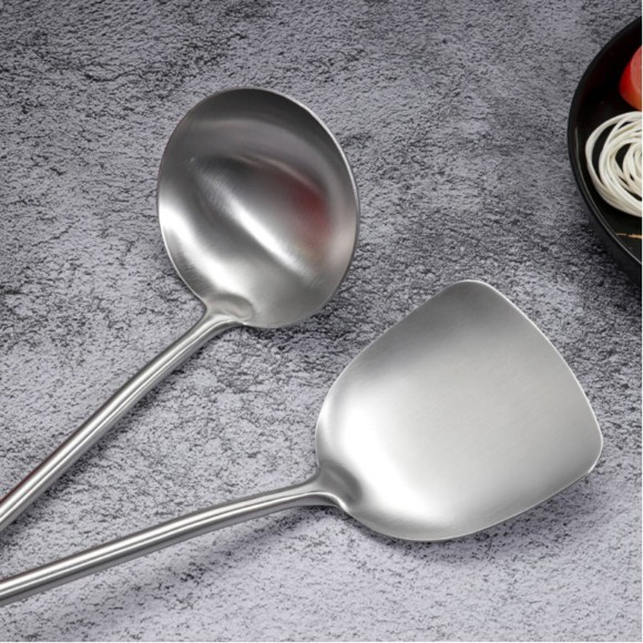 304 Stainless Steel Cooking Kitchen Utensil Cooking Spoon Set of 7