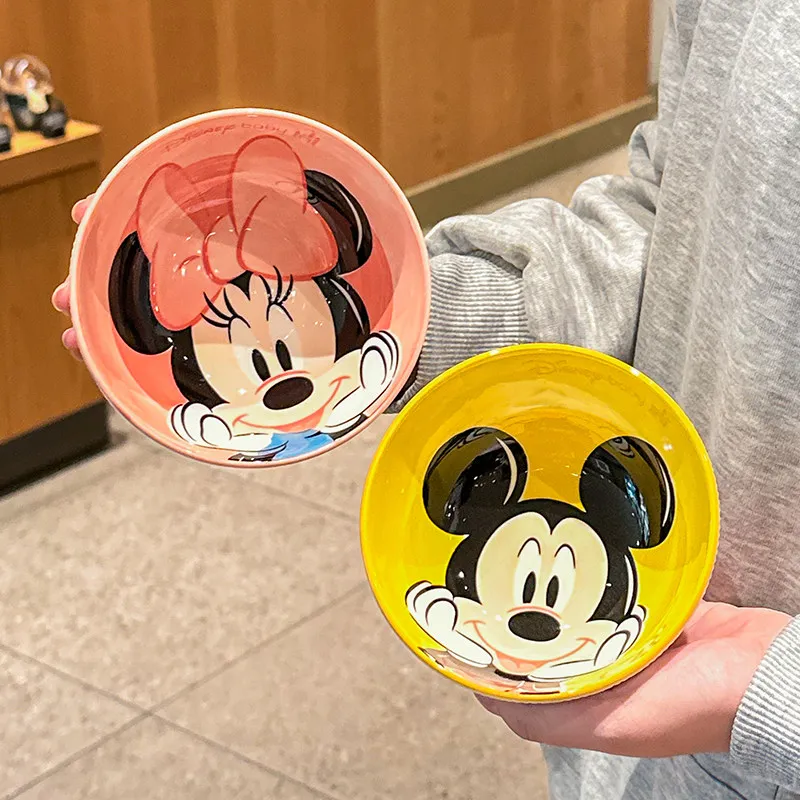 Disney Cute Mickey Minnie Dinner Bowls Set of 4