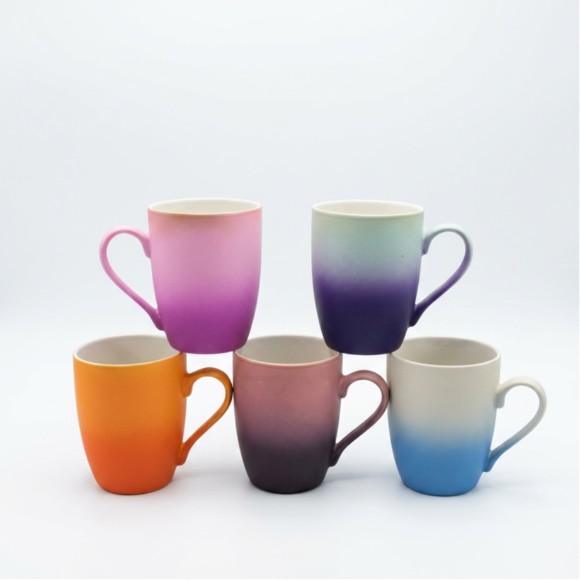Aesthetic Fade Design Ceramic Mug 1Pcs