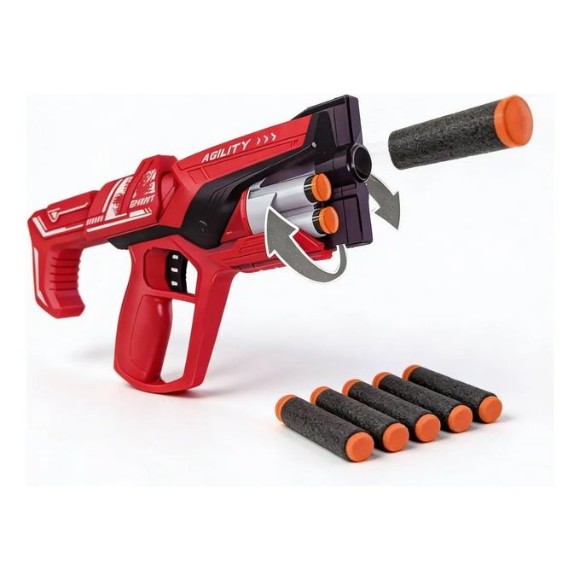 Agility Attacker Soft Bullet Toy Gun Ages 6+