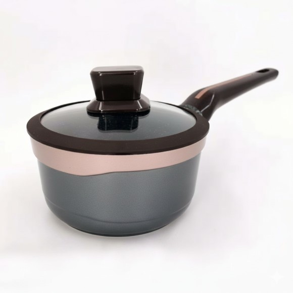 ALPENBURG Granite Sause Pan 16 CM Black Coper Germany Made #KC01