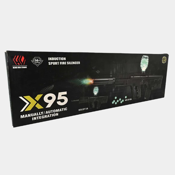 Automatic X.95 Electric Dual Functional Water Blaster and Soft Dart Blaster for Kids