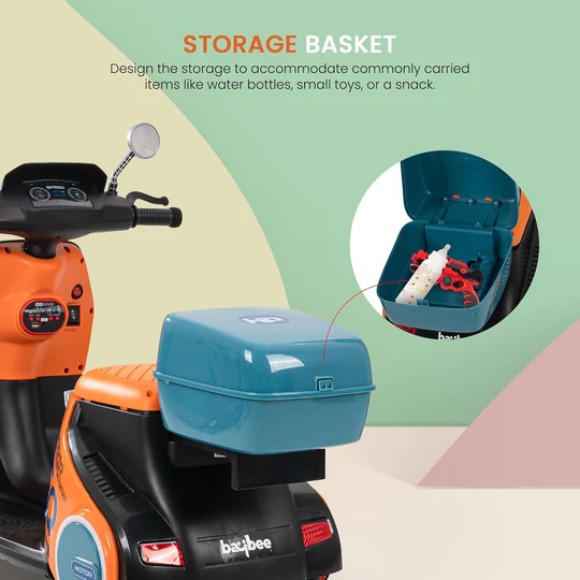 Battery Operated Bike for Kids Ride on Toys Kids Bike Scooty