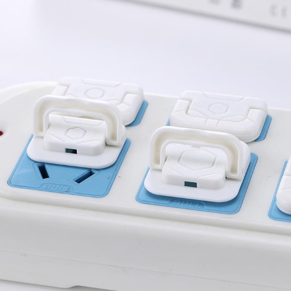 Child Safety Socket Cover Child Socket Baby Pull Loop Protective Cover Plastic (2-Pin & 3-Pin)