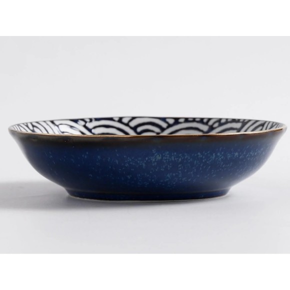 Danny Home Ceramic Bohemian Design Pasta Bowl 8Inch 1Pcs