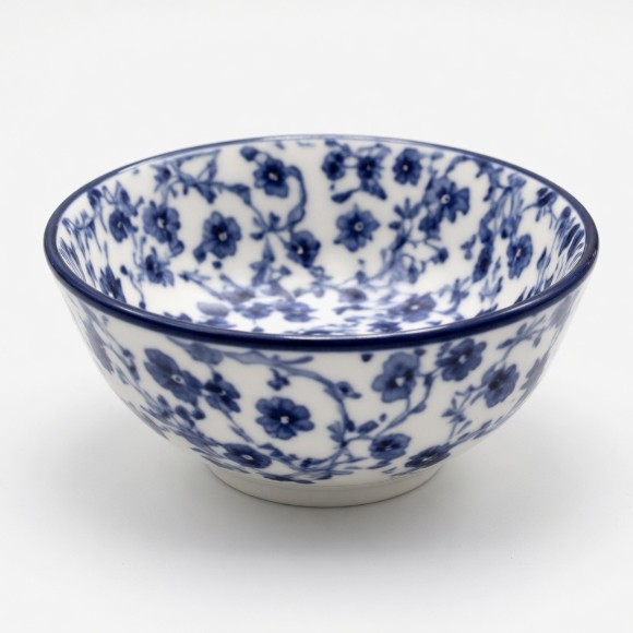 Danny Home Floral Design Ceramic Bowl 5 Inch