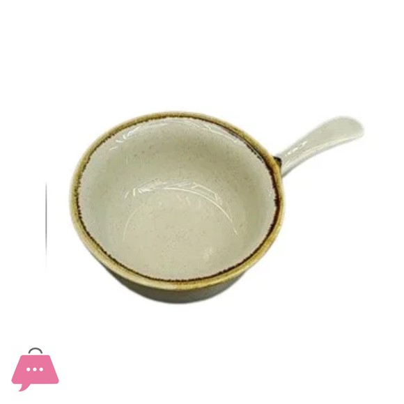Danny Home Ceramic Mini Sauce Dipping Skillet 5Inch - 1Pcs