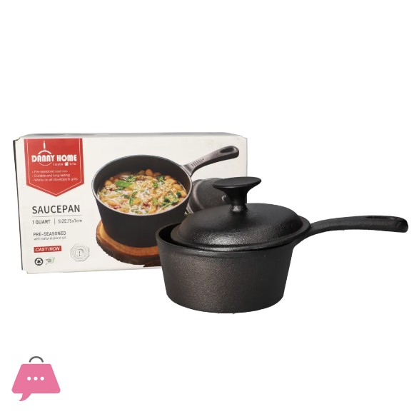 Danny Home Cast Iron Sauce Pan - 15 x 7cm