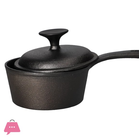 Danny Home Cast Iron Sauce Pan - 19 x 9.5cm