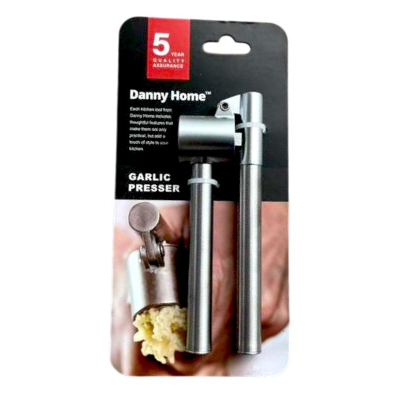 Danny Home Stainless Steel Garlic Presser 15.5cm