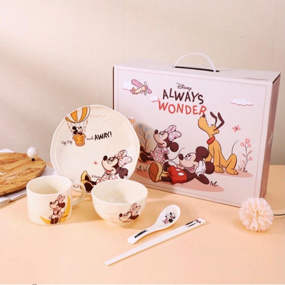 Disney Mickey & Friends Ceramic Meal Set of 6