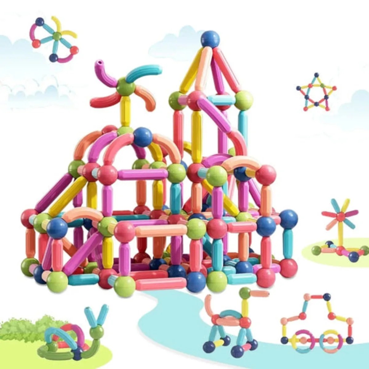 diy-magnetic-sticks-blocks---25-pcs
