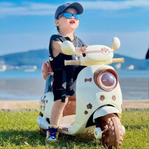 Electric Toy Motorcycle with Music