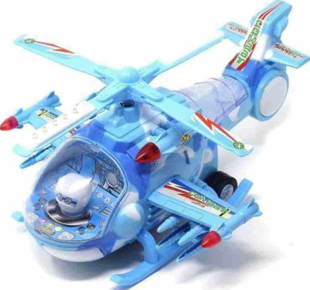 Helicopter Toy For Kids Beautiful Shape Flashing Lights Toy