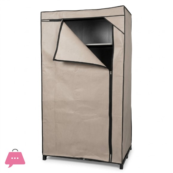 Foldable Storage Wardrobe - 5.5 Feet